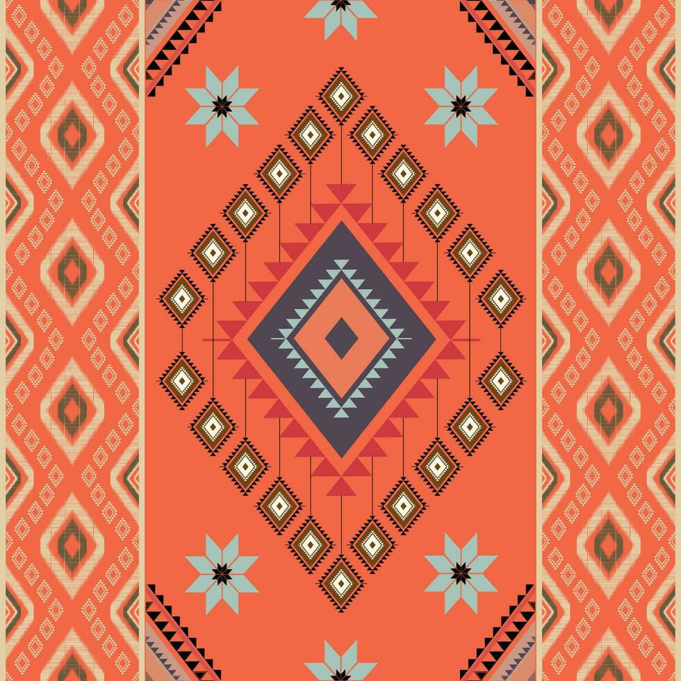 meetkundig etnisch patronen. Amerikaans, afrikaans,westers, azteeks, motief Navajo, en Boheems patroon stijlen. ontworpen voor achtergrond, behang, afdrukken, tapijt, inpakken, tegel, salong, batik.vector illustratie vector