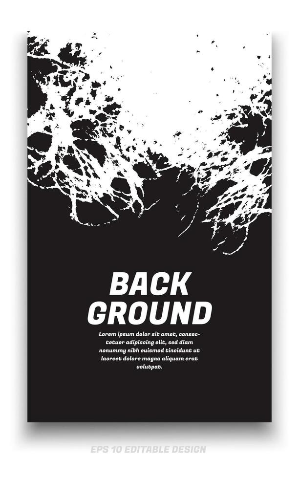 abstract grunge achtergrond Hoes ontwerp met borstel beroertes concept. ontwerp element voor affiches, tijdschriften, boek dekt, brochure sjabloon, folder, presentatie. vector