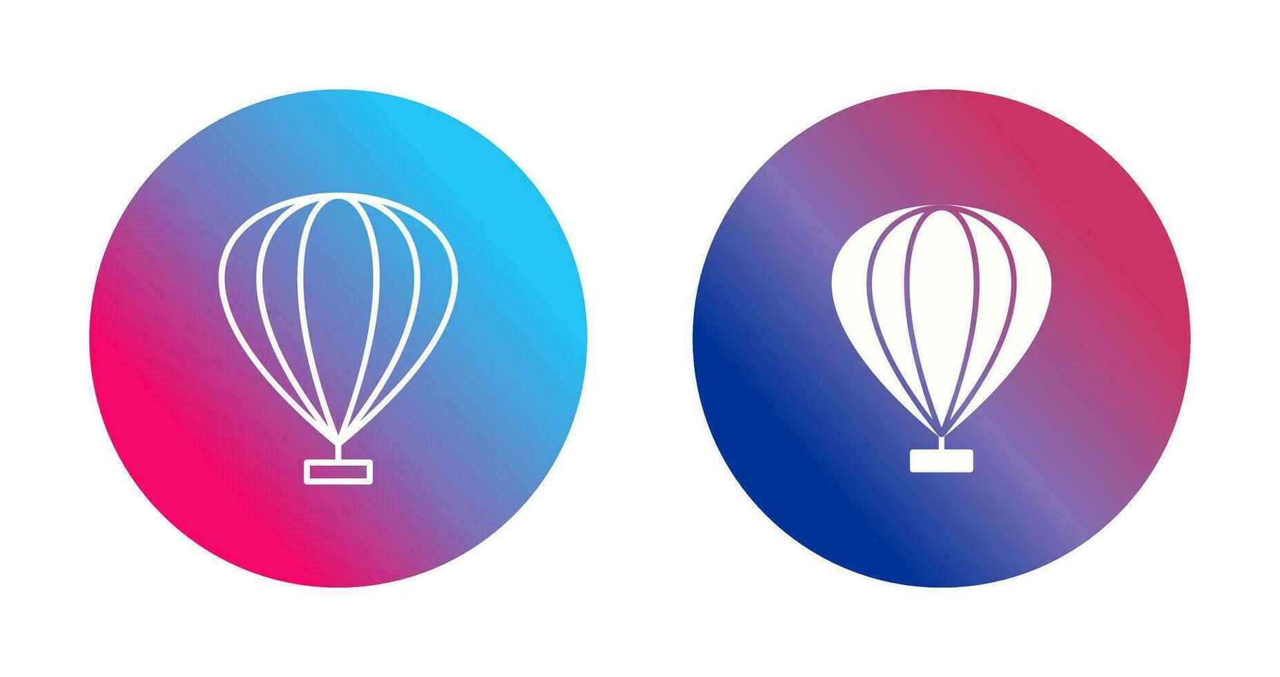 heet lucht ballon vector icoon