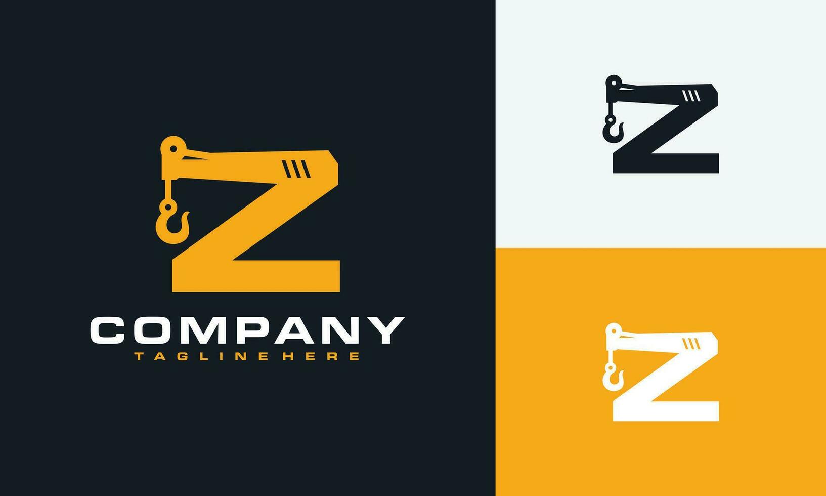 brief z slepen logo vector