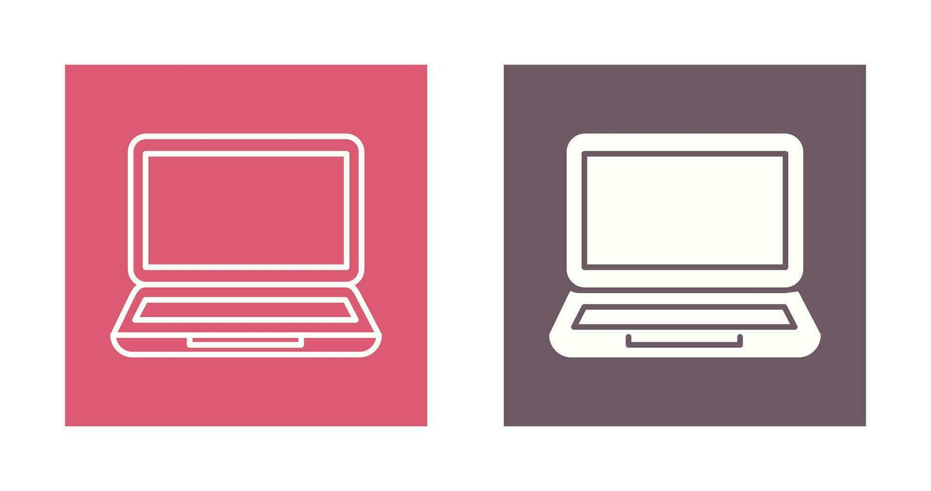 laptop vector pictogram