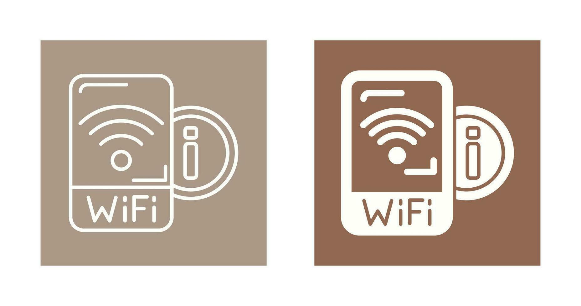 Wifi signaal vector icoon