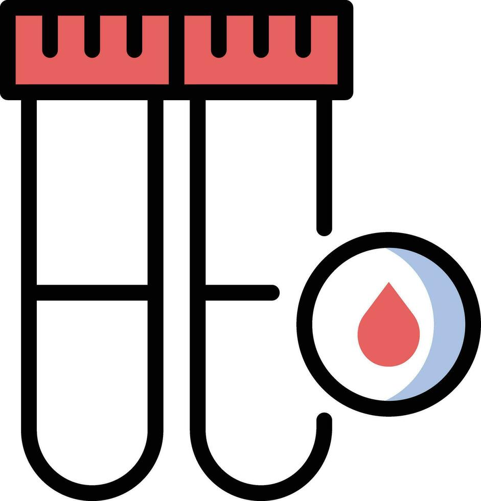 bloedonderzoek vectorillustratie op een background.premium kwaliteit symbolen.vector iconen voor concept en grafisch ontwerp. vector