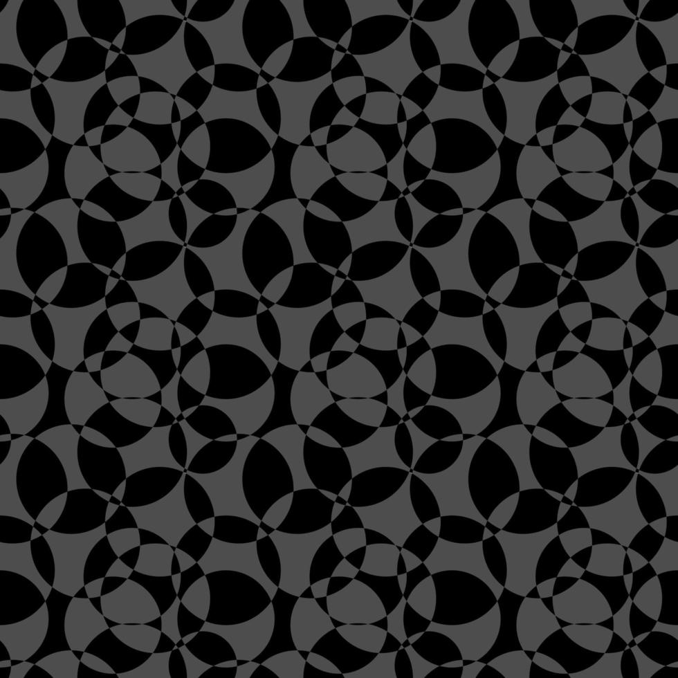 zwart en grijs abstract naadloos patroon als achtergrond vector