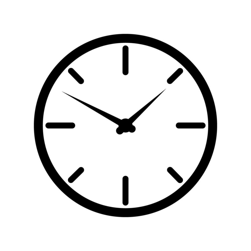 klok icoon of logo geïsoleerd teken symbool vector illustratie.
