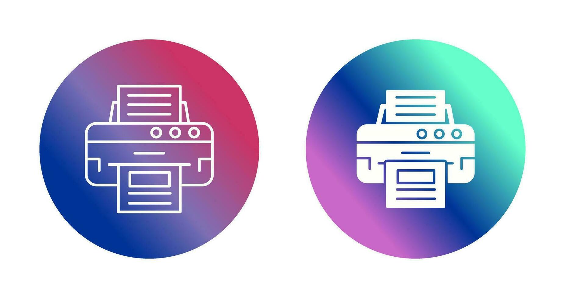 printer vector pictogram