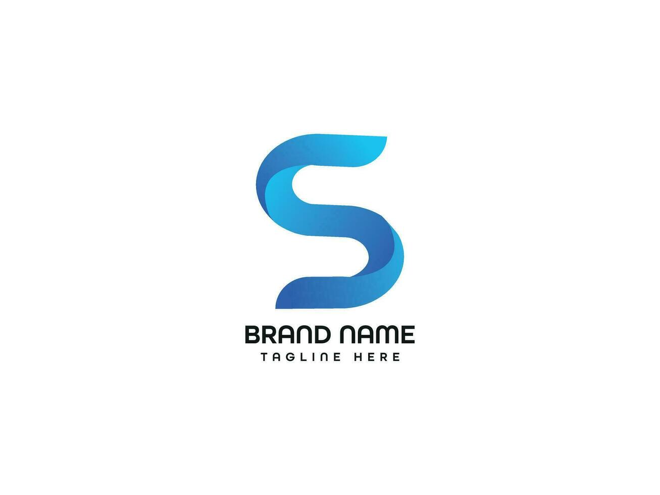 s modern brief logo vector