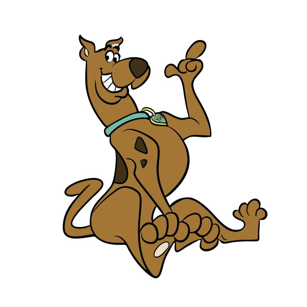 karakter illustratie in scooby doo vector