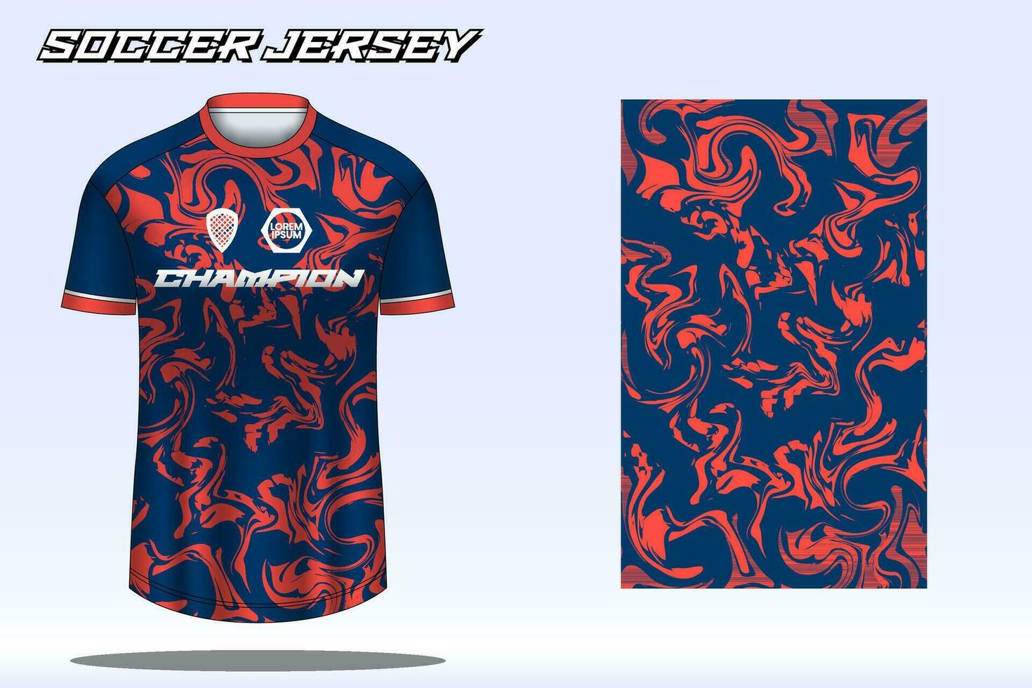 voetbal Jersey sport t-shirt ontwerp mockup voor Amerikaans voetbal club vector