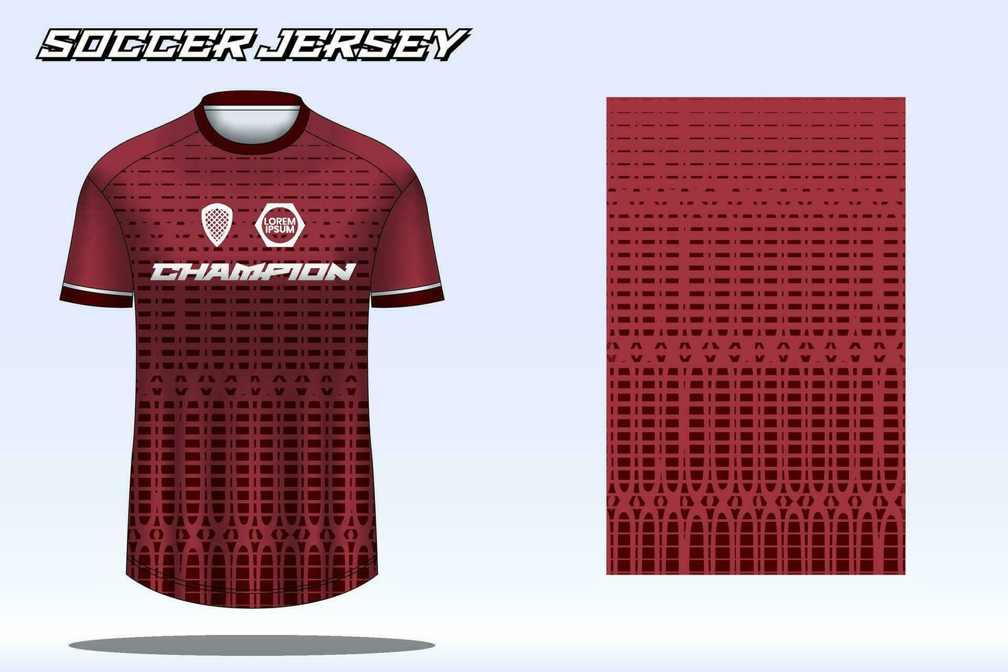 voetbal Jersey sport t-shirt ontwerp mockup voor Amerikaans voetbal club vector