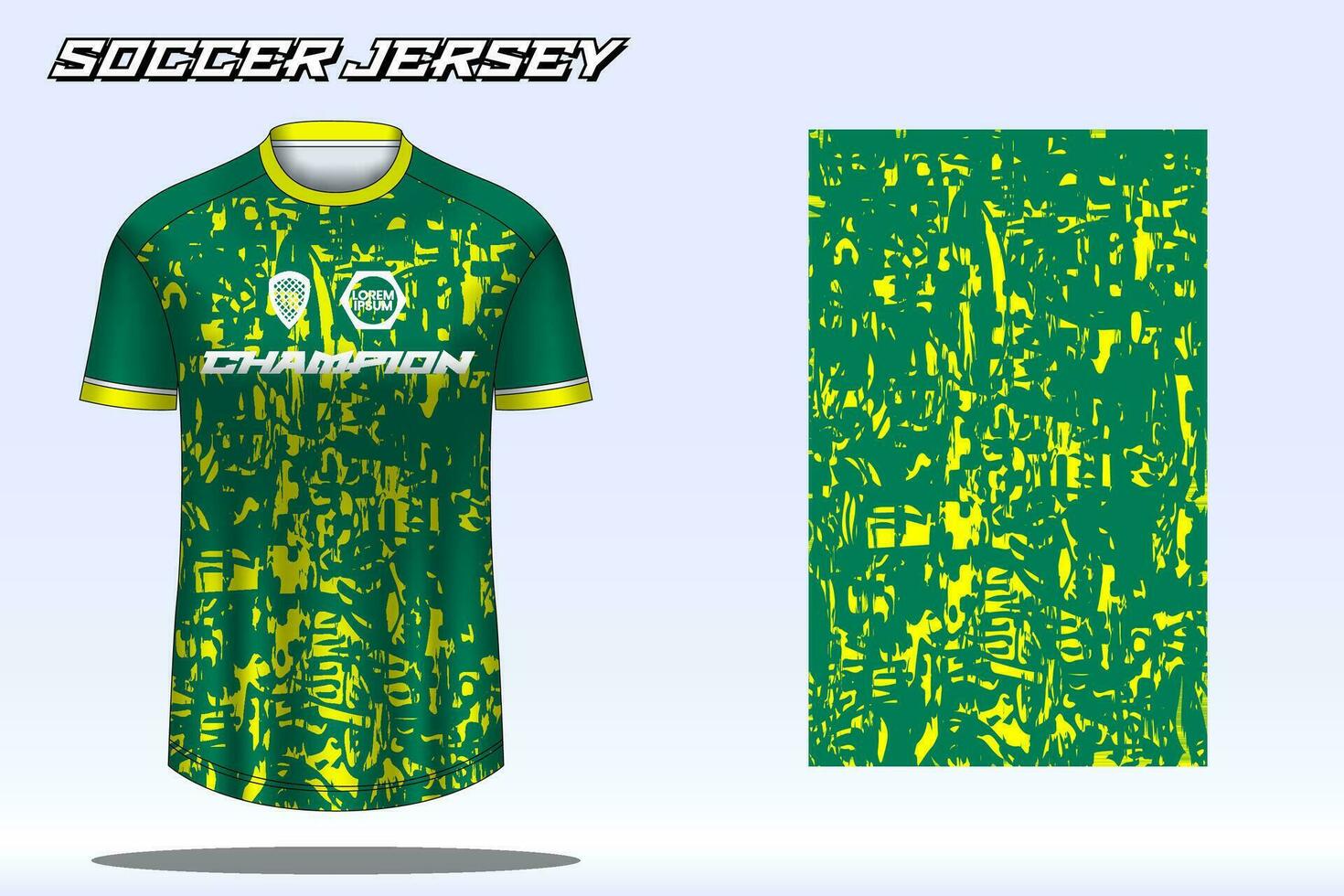 voetbal Jersey sport t-shirt ontwerp mockup voor Amerikaans voetbal club vector