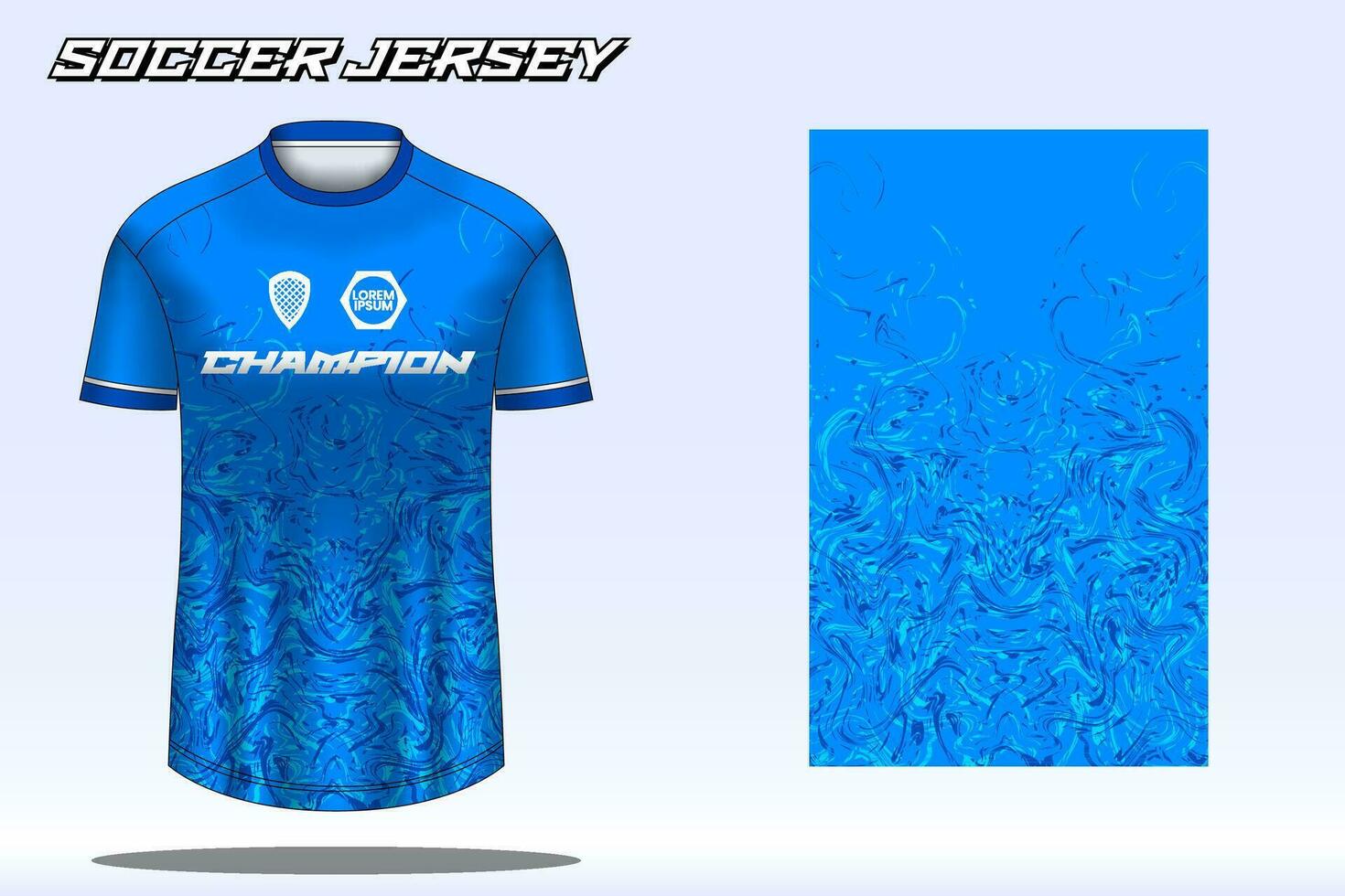 voetbal Jersey sport t-shirt ontwerp mockup voor Amerikaans voetbal club vector