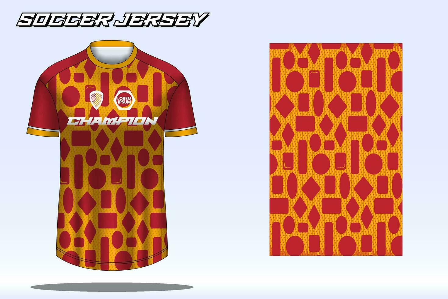 voetbal Jersey sport t-shirt ontwerp mockup voor Amerikaans voetbal club vector