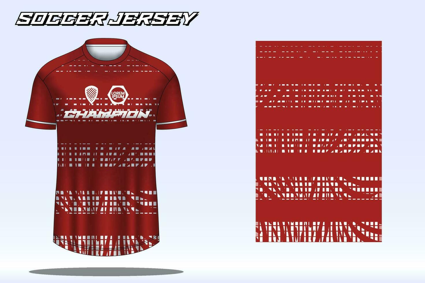 voetbal Jersey sport t-shirt ontwerp mockup voor Amerikaans voetbal club vector