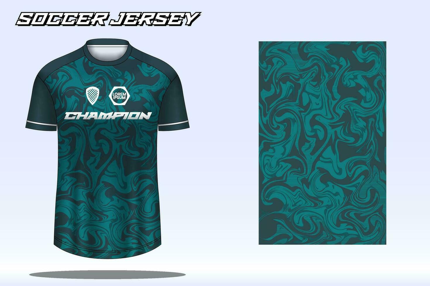 voetbal Jersey sport t-shirt ontwerp mockup voor Amerikaans voetbal club vector