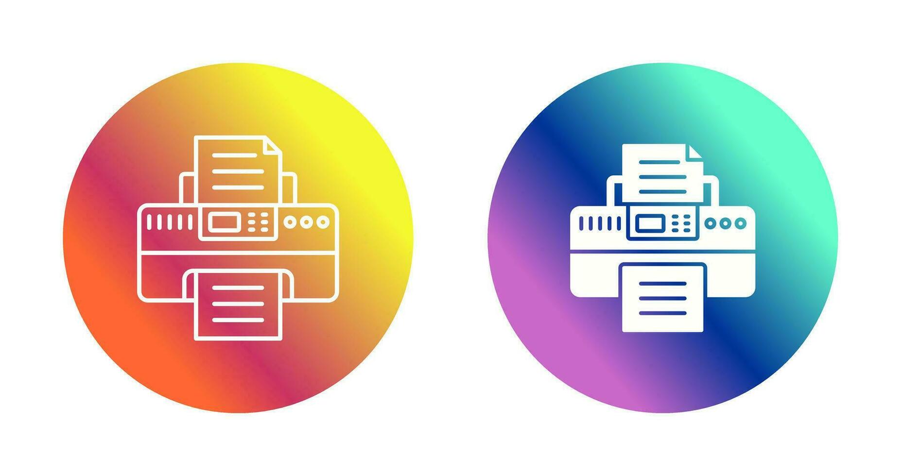 printer vector pictogram