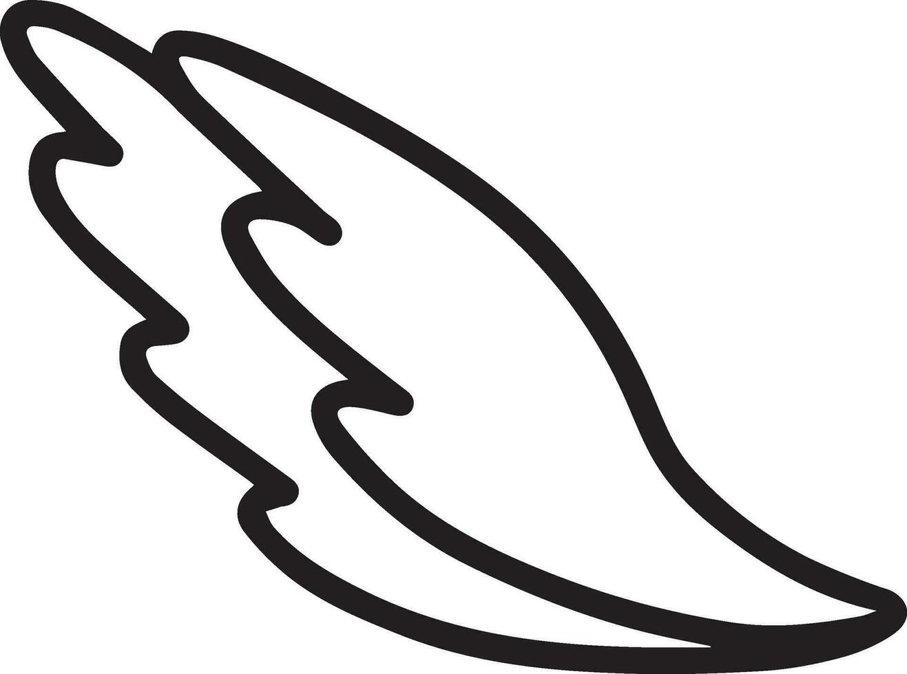 engelen vleugel icoon schetsen tekenfilm hand- getrokken vector