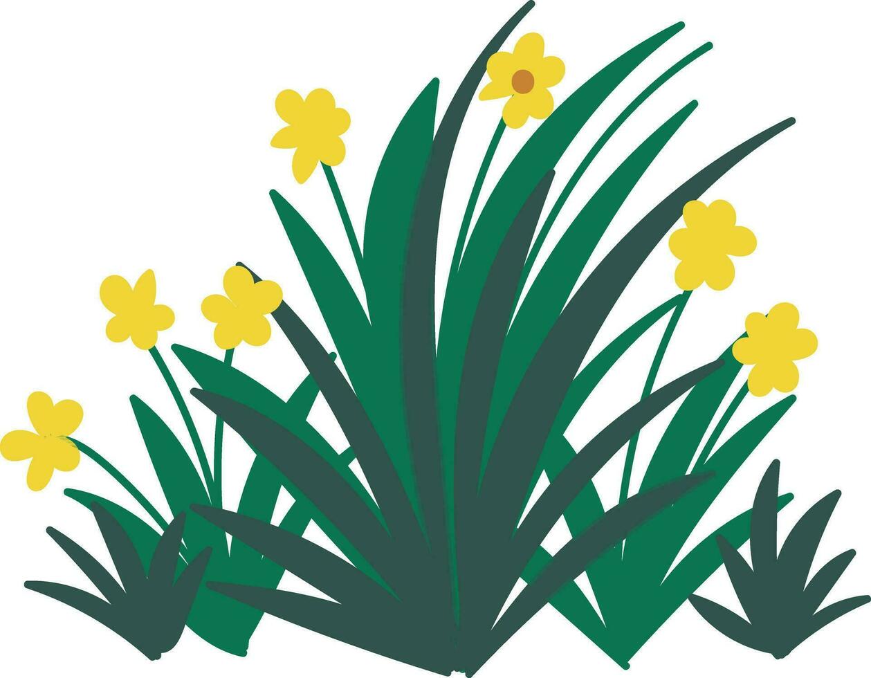 gele narcis bloem fabriek natuur icoon. geïsoleerd en vlak illustratie. vector grafisch