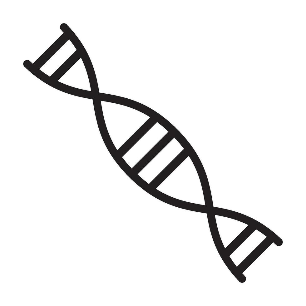 dna pictogram vector