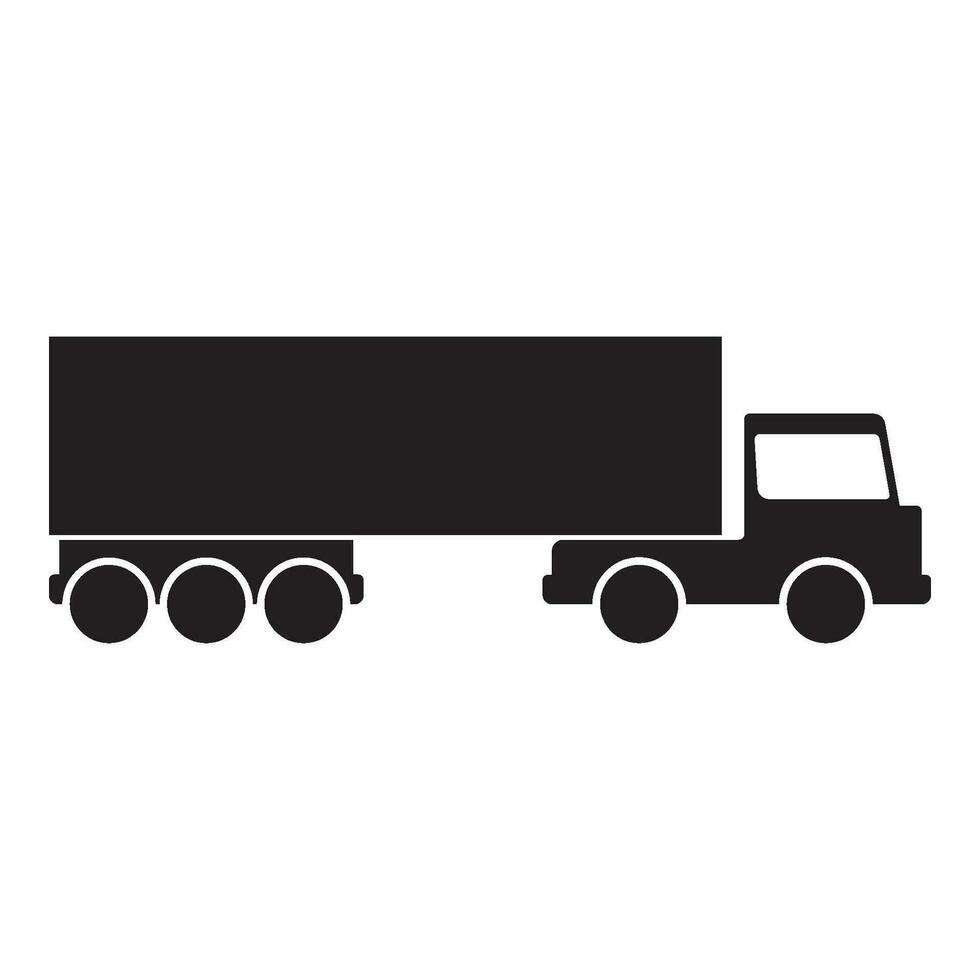 vrachtwagen pictogram vector