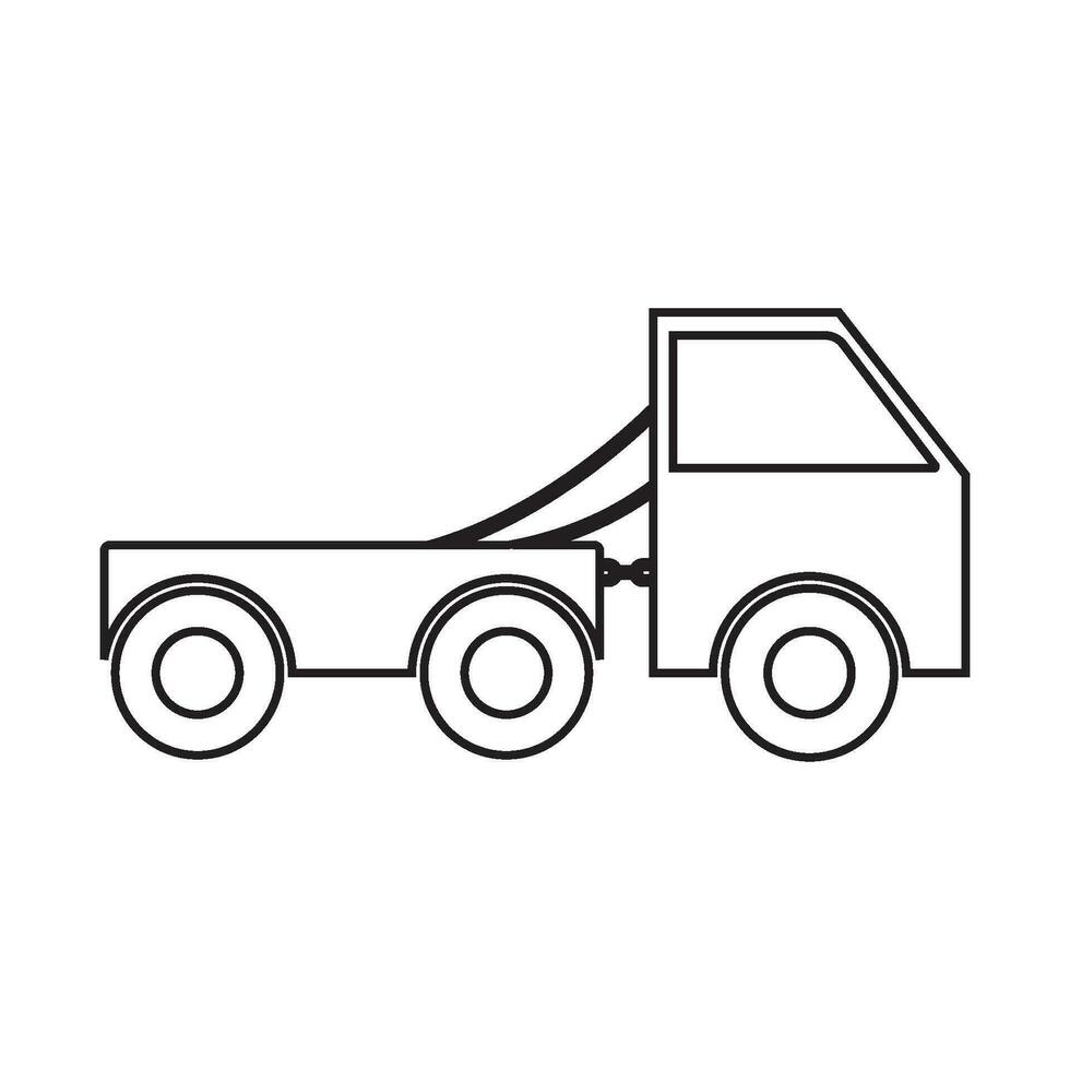 vrachtwagen pictogram vector