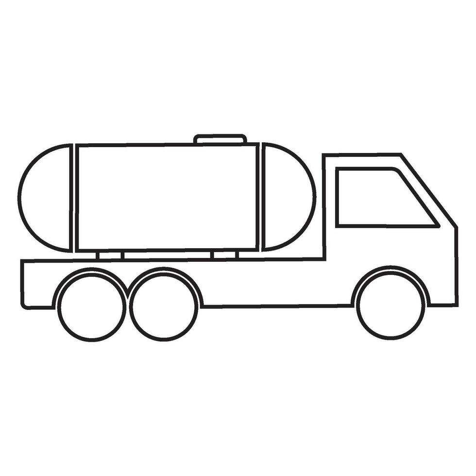 vrachtwagen pictogram vector