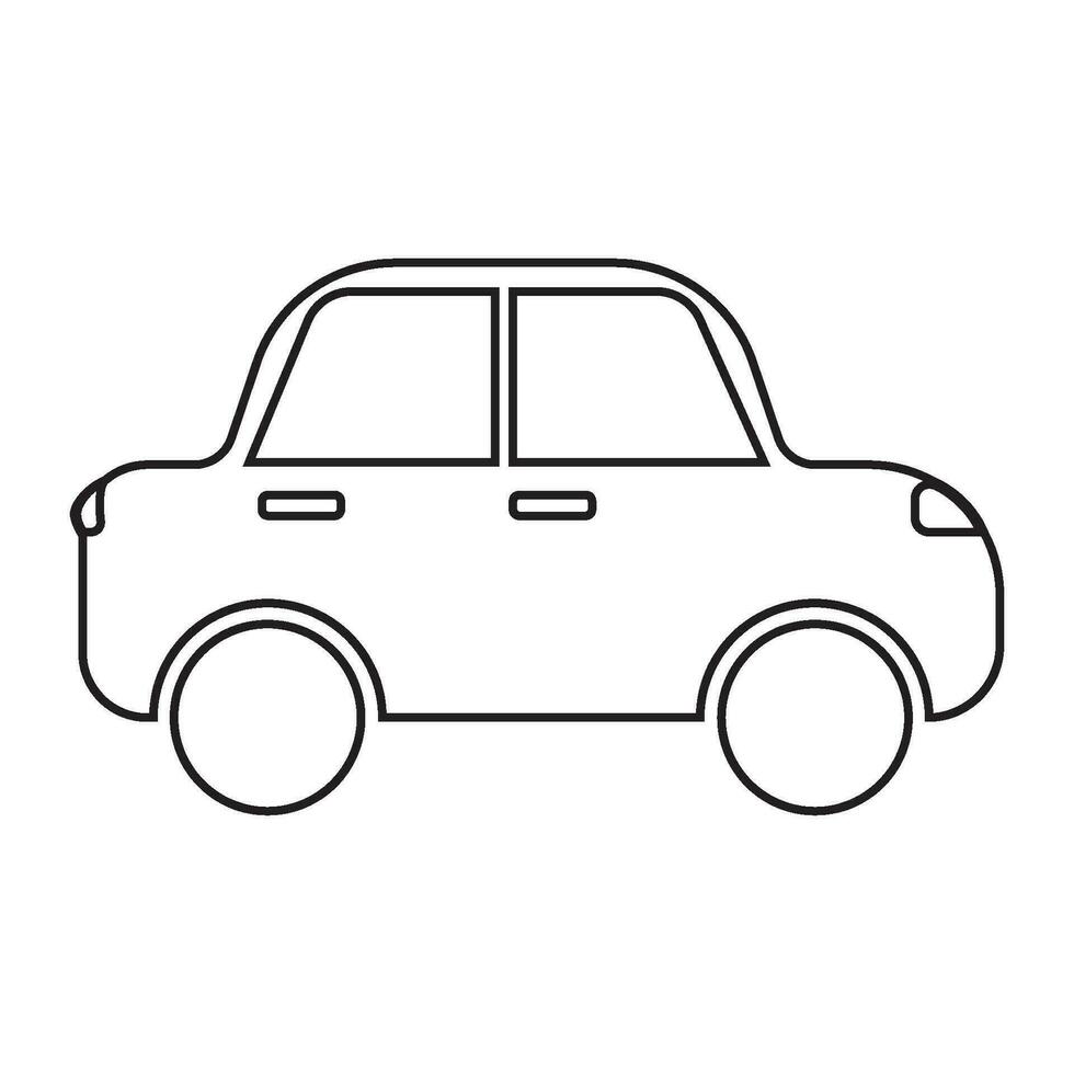 auto pictogram vector