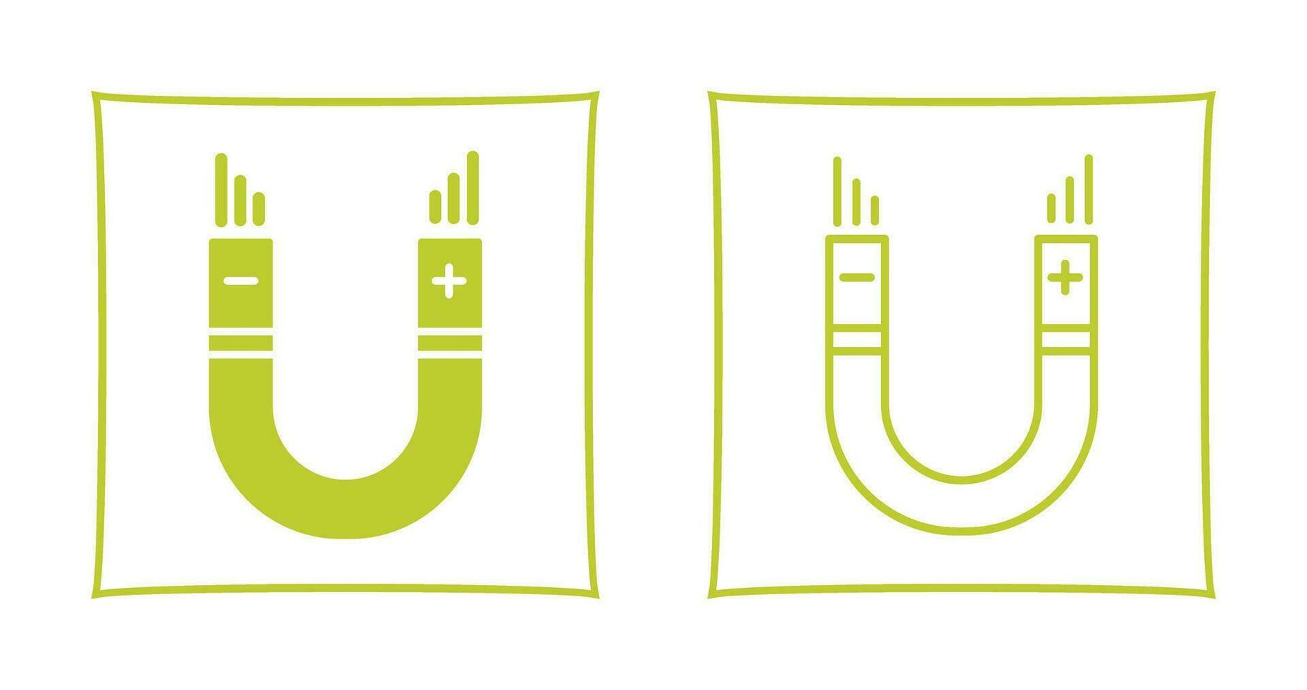 magneet vector pictogram