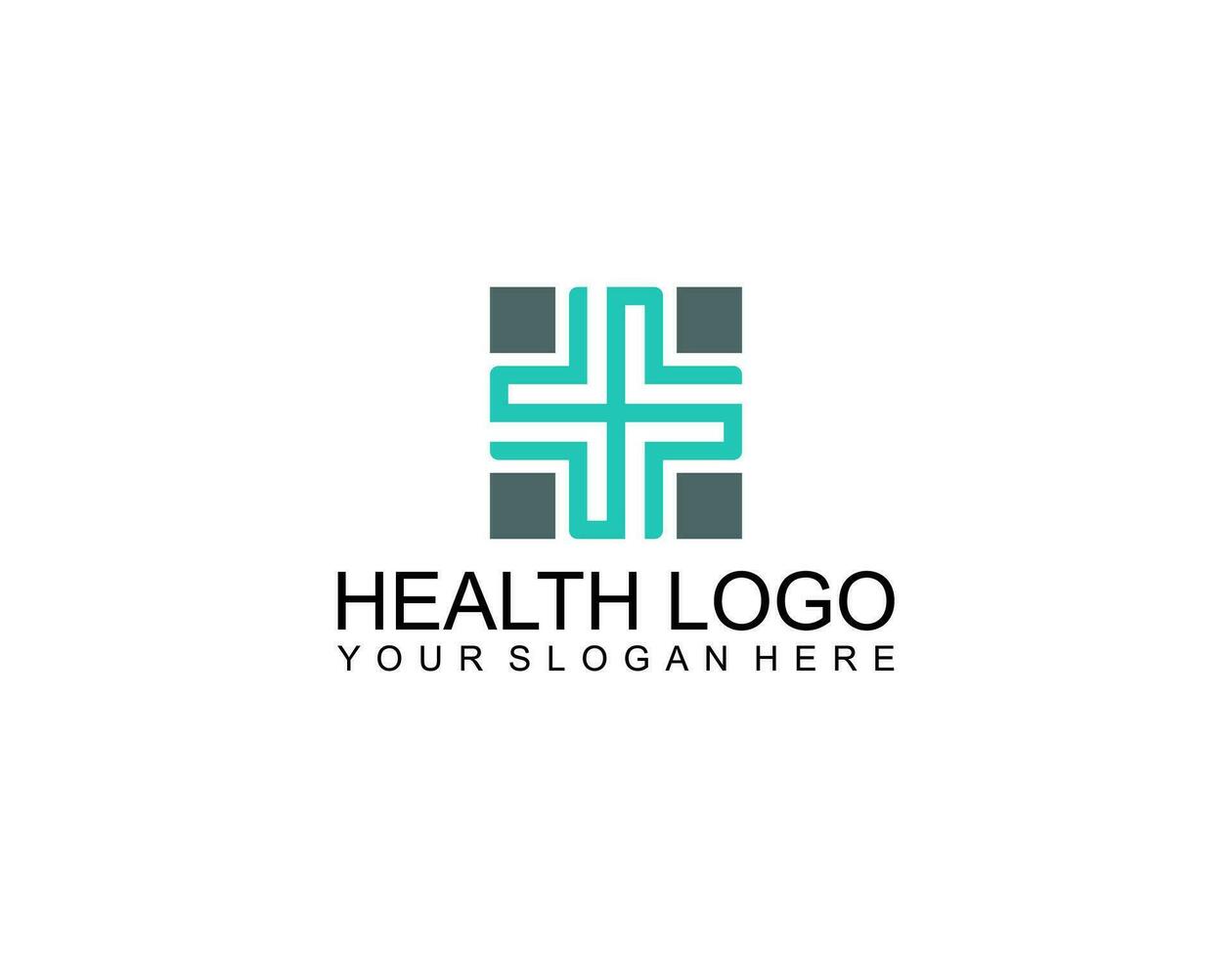 Gezondheid zorg vector logo sjabloon. medisch gezondheidszorg logo ontwerp sjabloon.