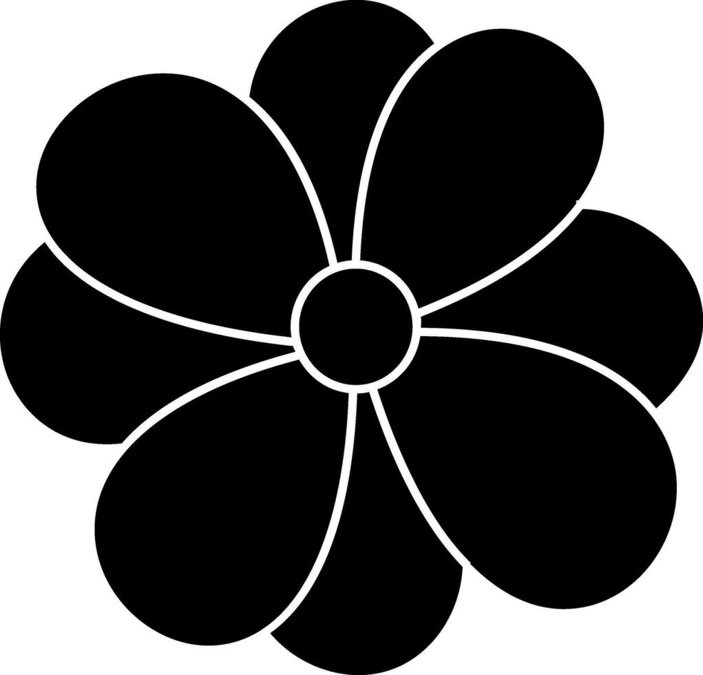 geïsoleerd illustratie van bloem in vlak stijl. vector