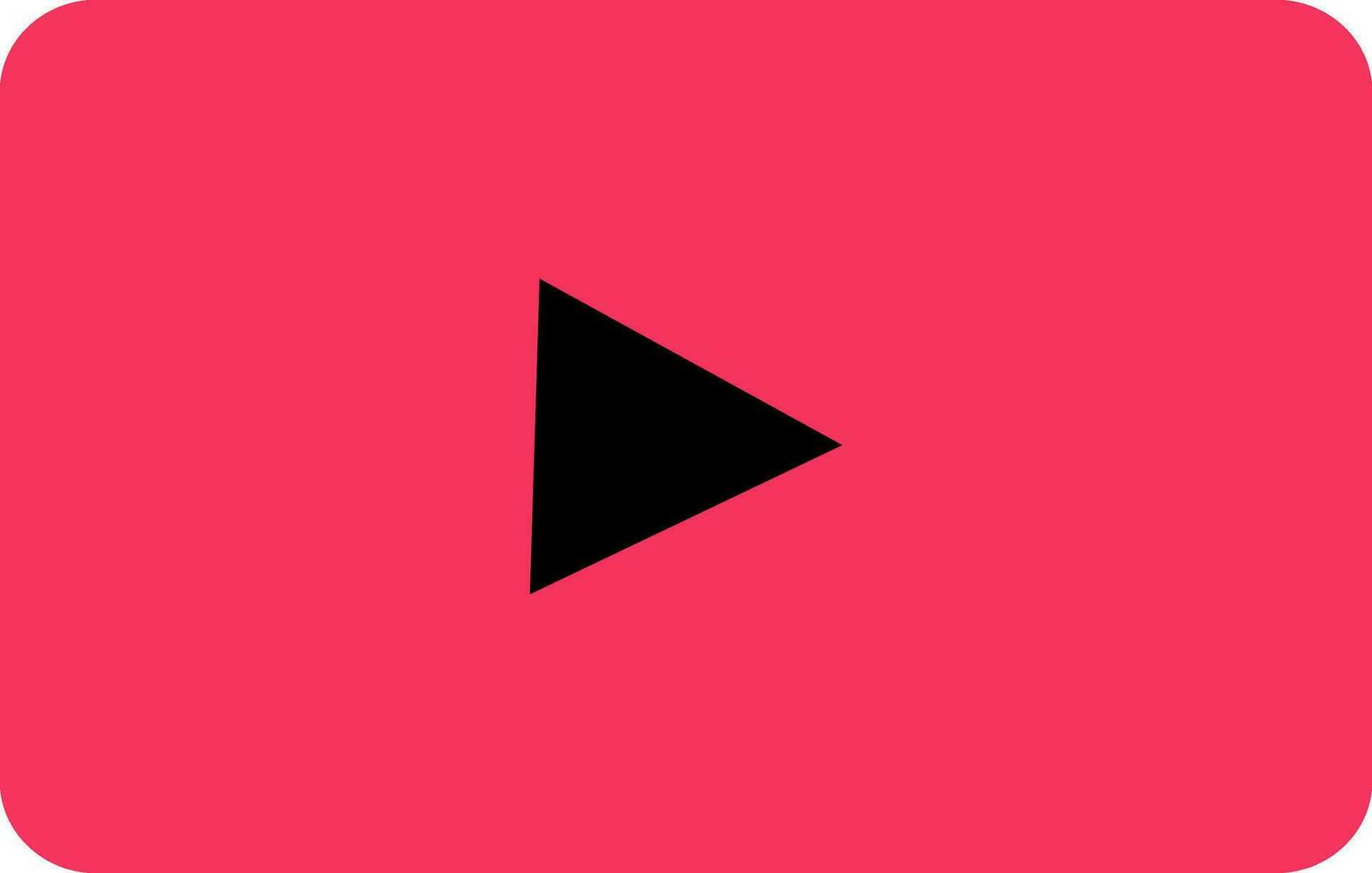 zwart en roze youtube icoon. vector