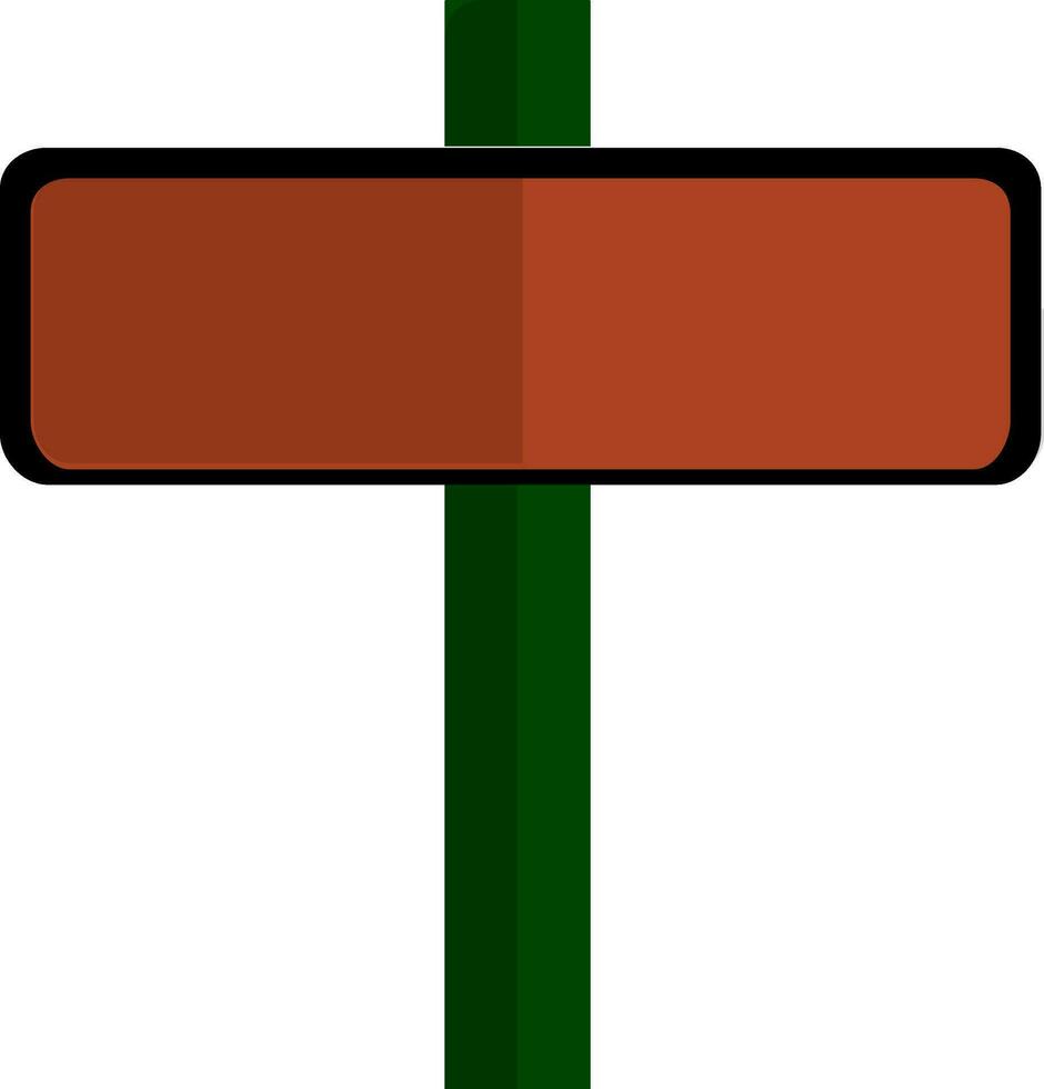 bruin en groen blanco uitverkoop bord. vector
