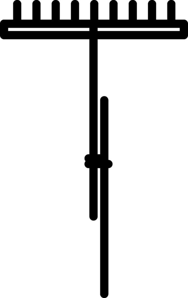 hoog Spanning lijn pyloon toren icoon in vlak stijl. vector