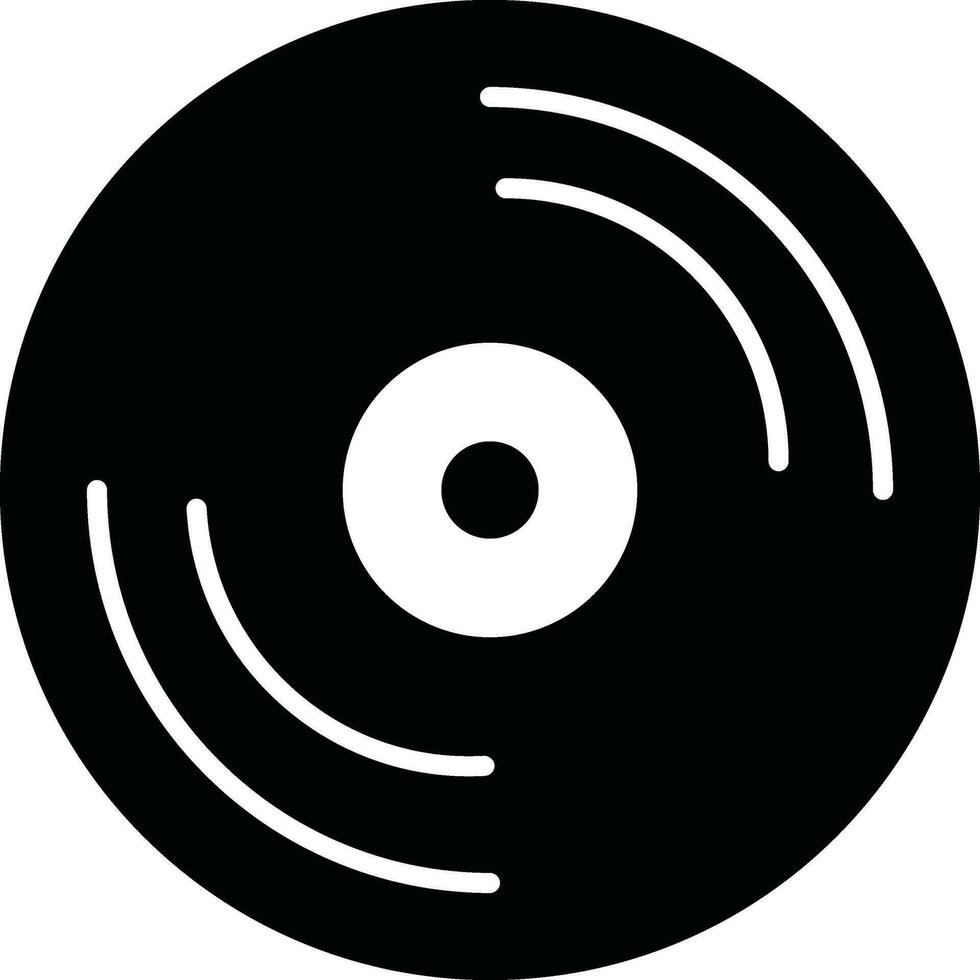 vrede CD icoon en symbool. vector