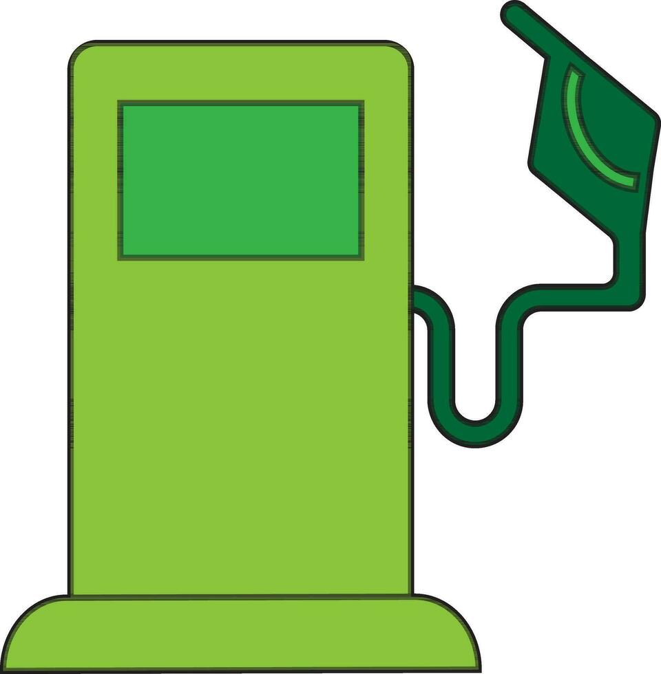 illustratie van brandstof gas- station. vector