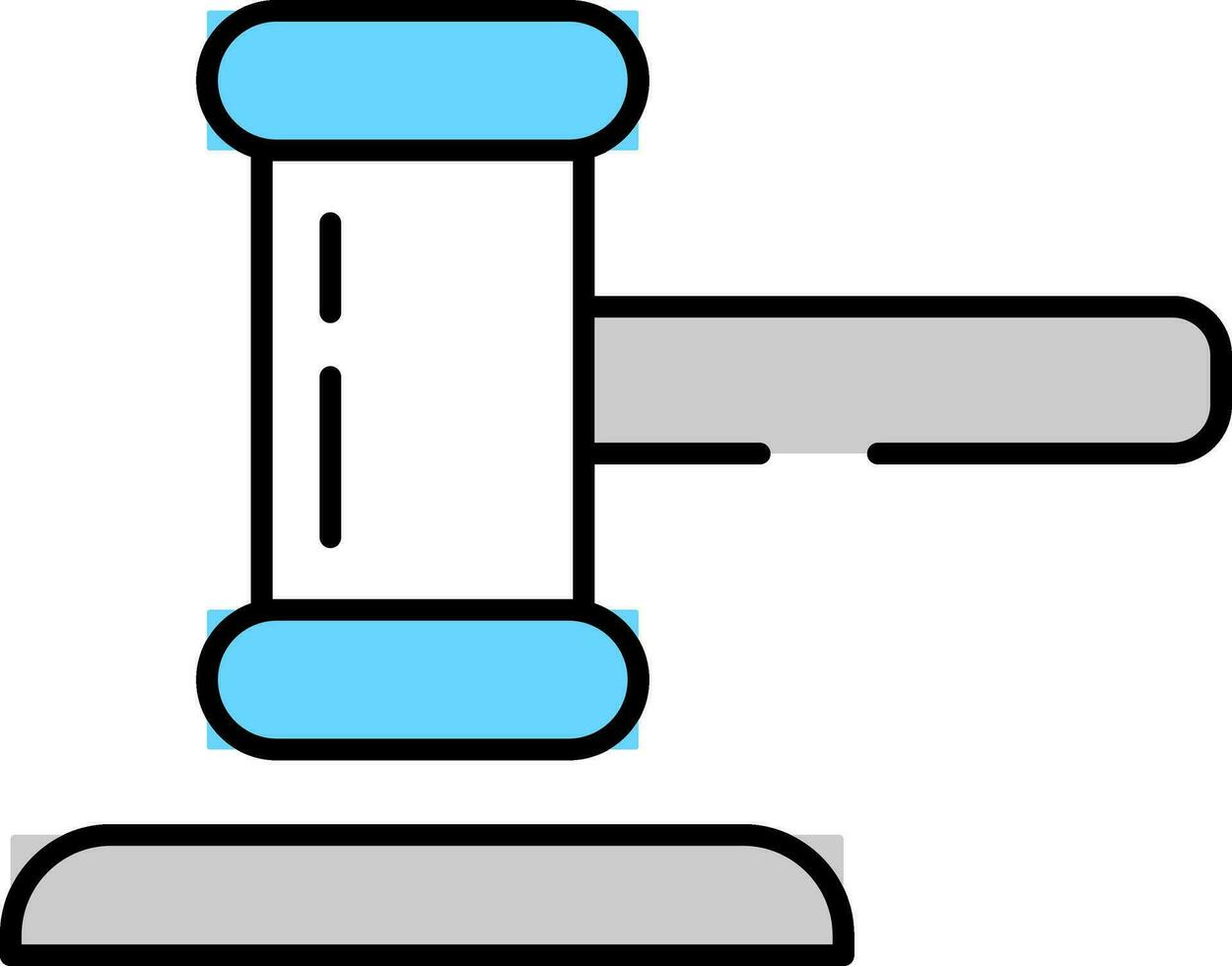 veiling hamer teken of symbool. vector