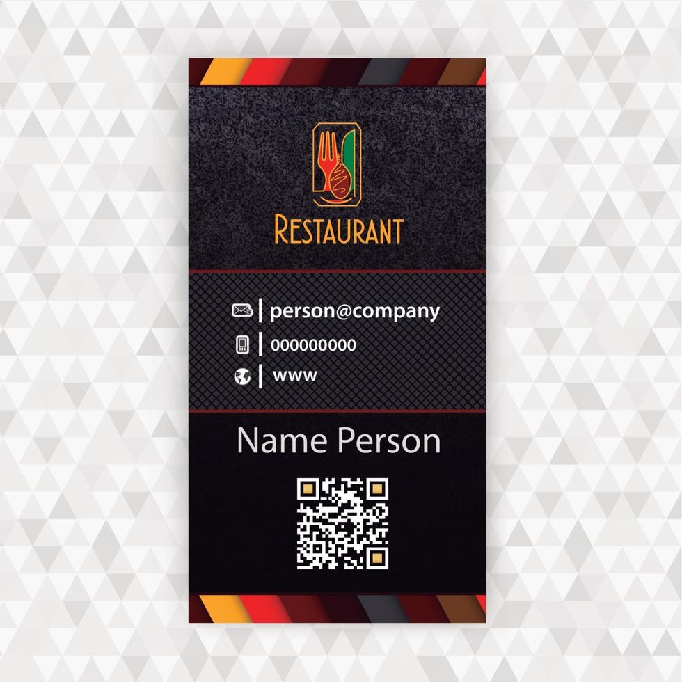 restaurant kaart presentatie vector