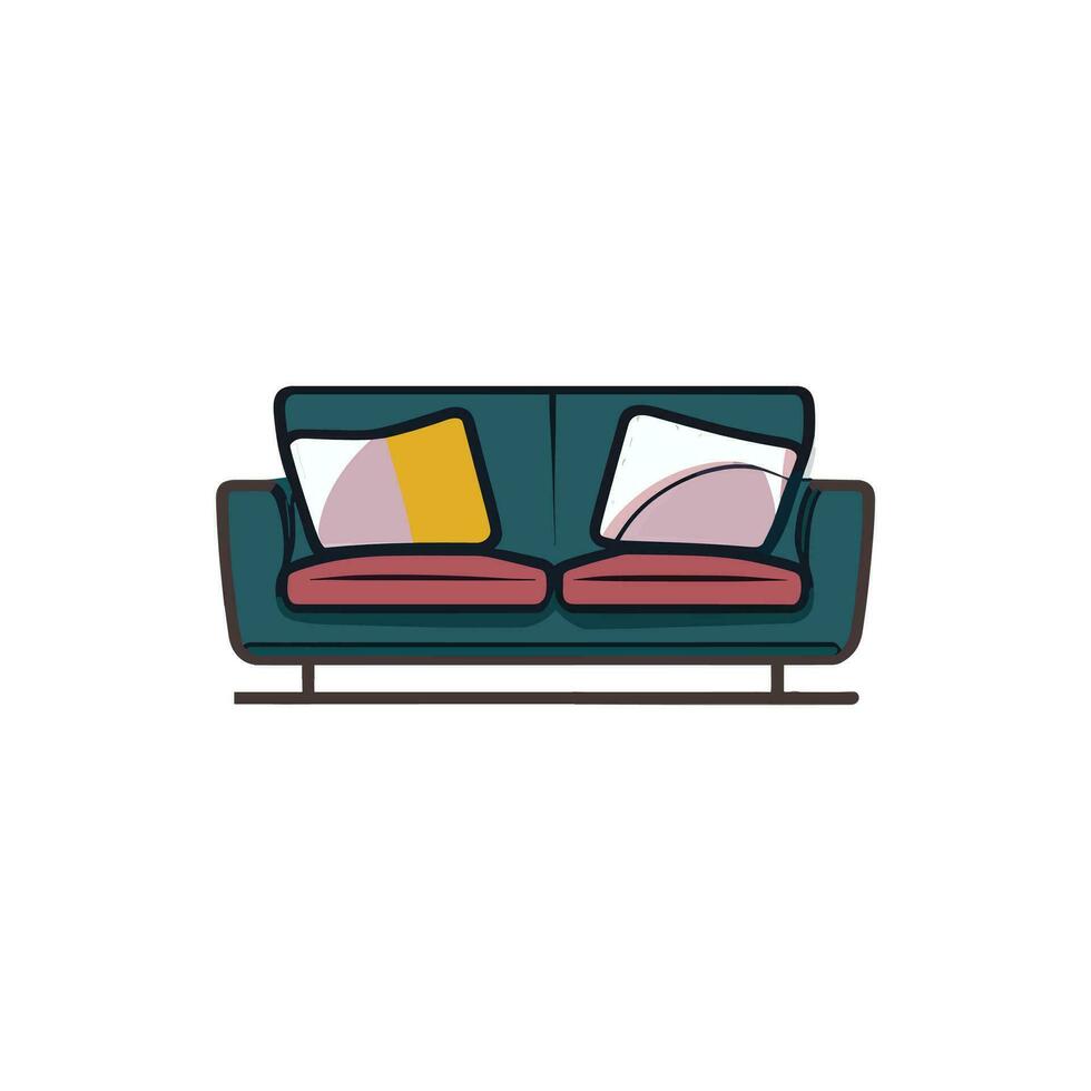 mooi hoor sofa vector