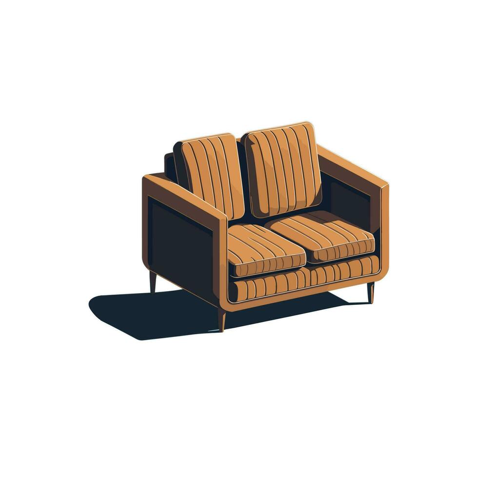 modern sofa vector