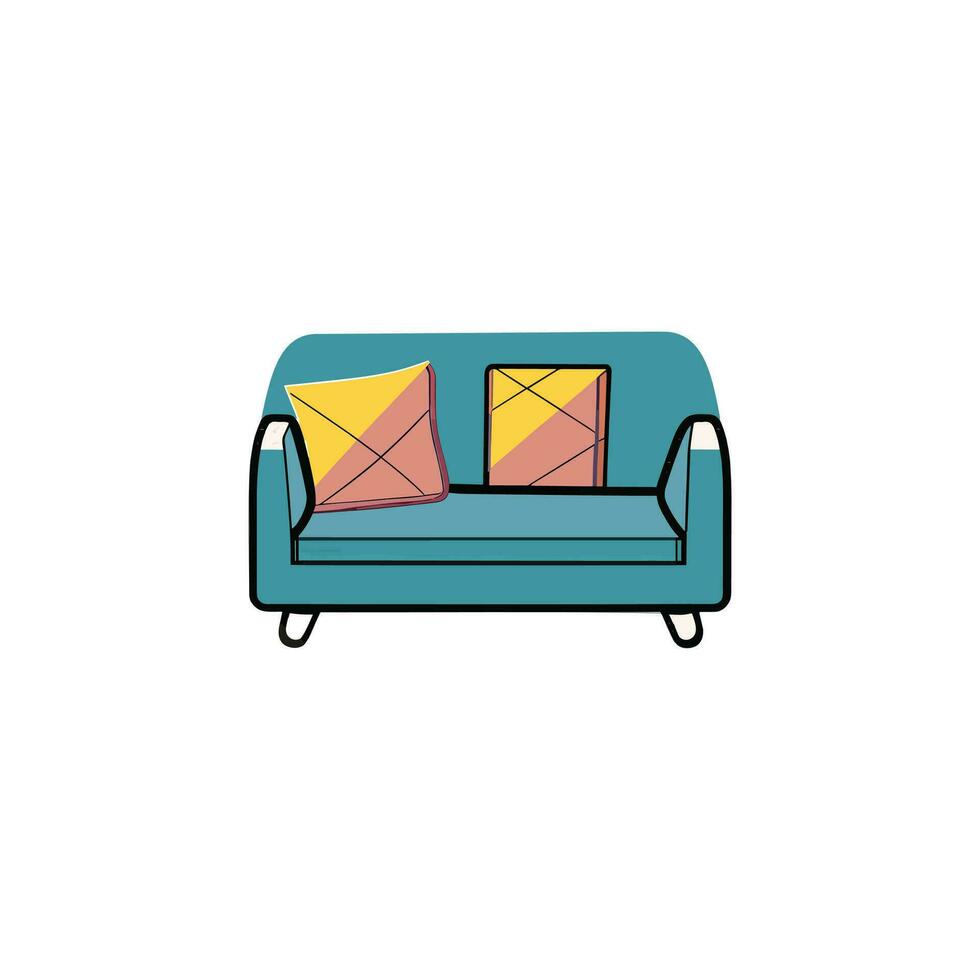 mooi hoor sofa vector