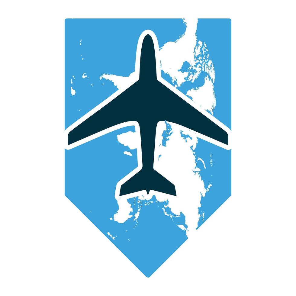 reizen agentschap logo met label vorm vector illustratie