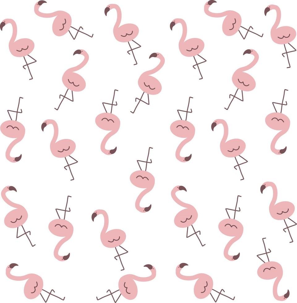 tropisch flamingo mode patroon vector