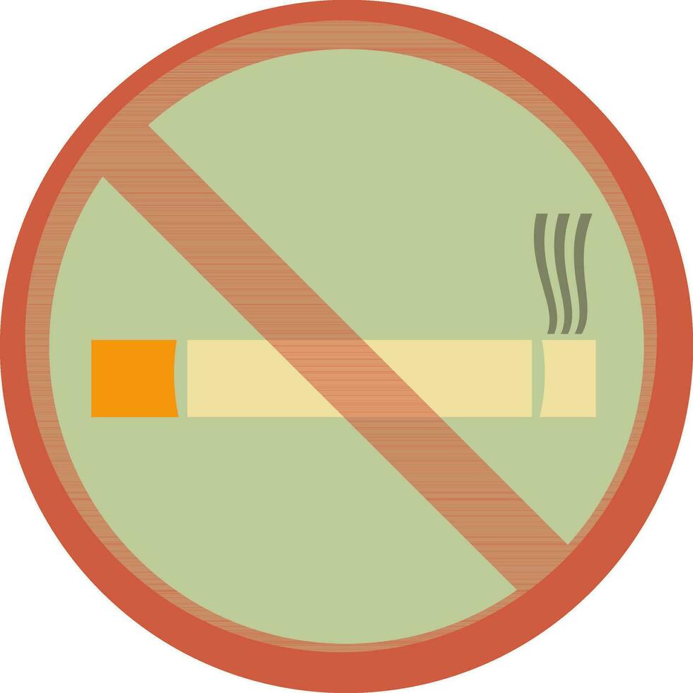 Nee roken teken of symbool. vector