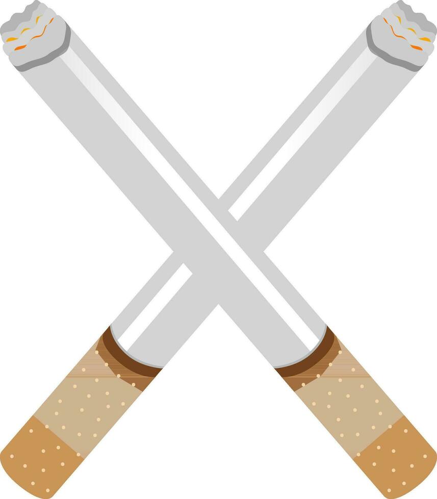 illustratie van sigaret. vector