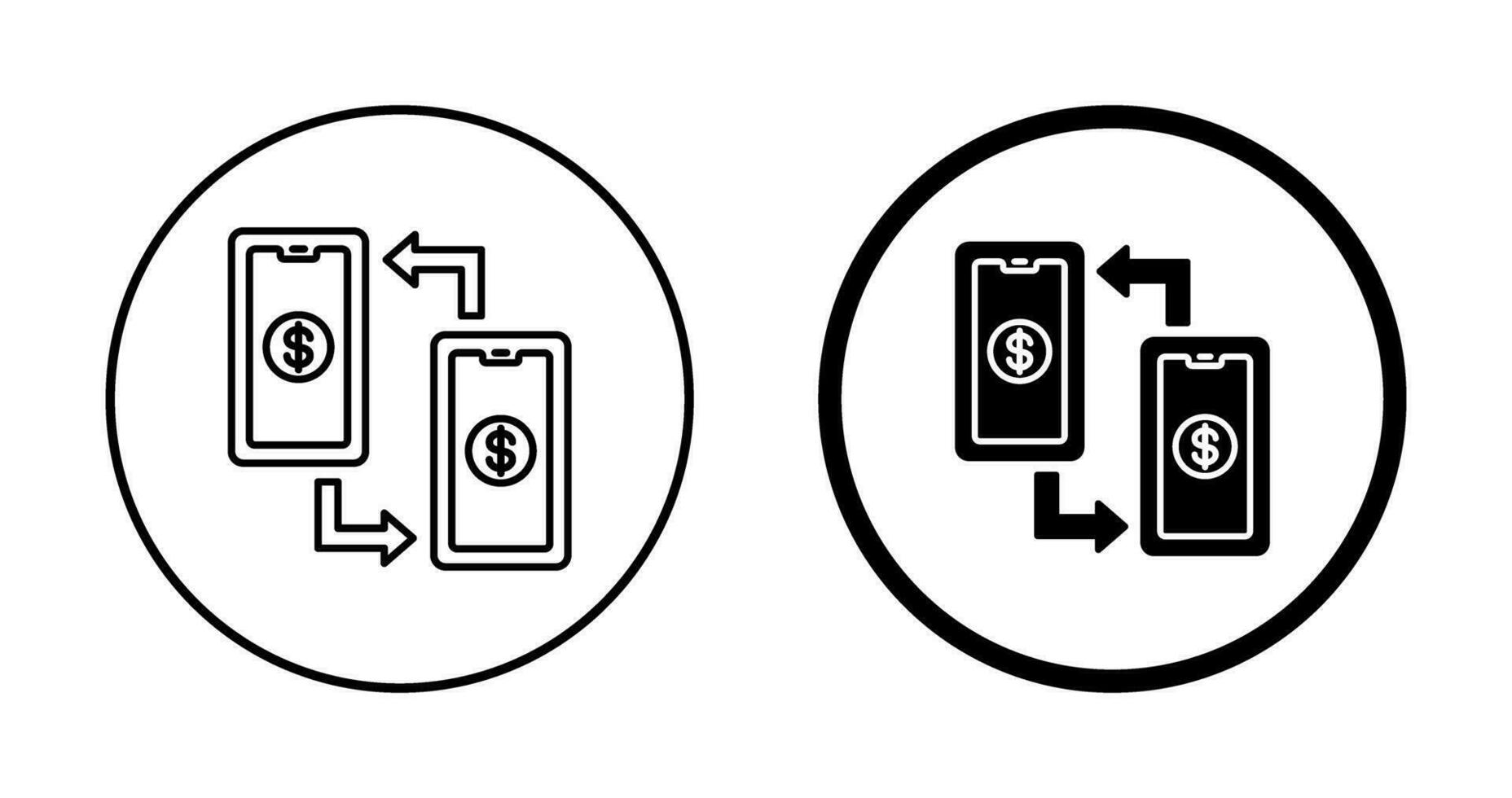 transactie vector icoon