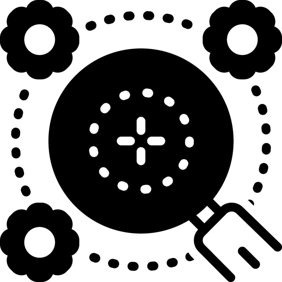 solide icoon voor algemeenheden vector