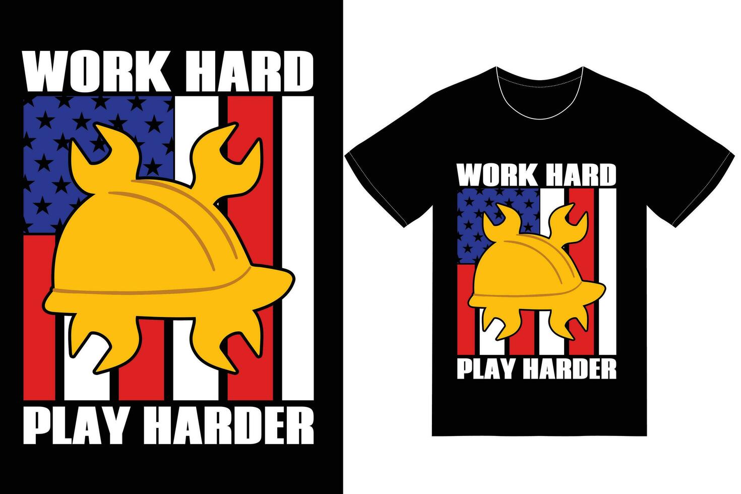 arbeid dag t-shirt ontwerp. arbeid dag vector. vector