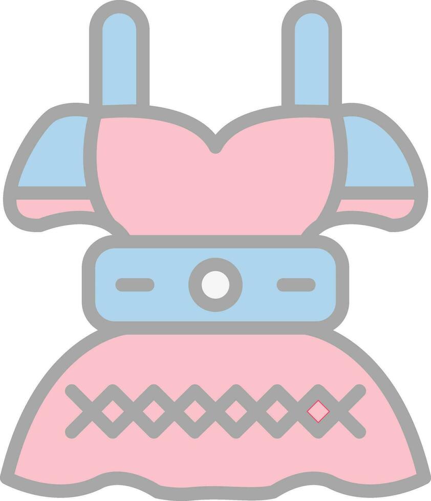 dirndl vector icoon ontwerp