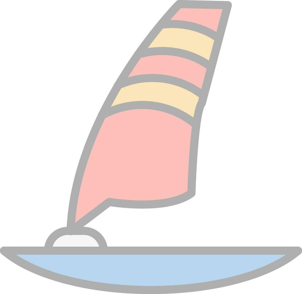 windsurfen vector icoon ontwerp