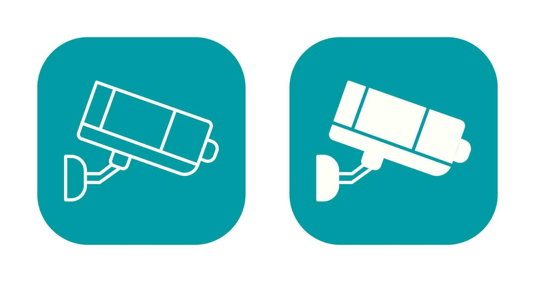 cctv camera vector pictogram